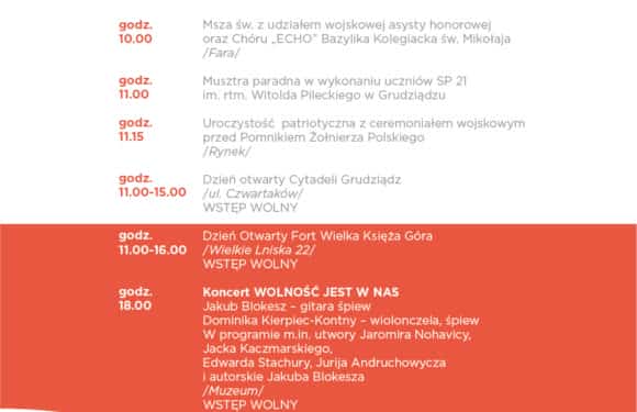 Święto Niepodległości w Grudziądzu 11.11.2019