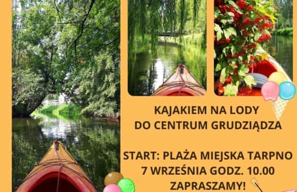 Impreza kajakowa „Kajakiem na lody do centrum Grudziądza” 7 września 2024