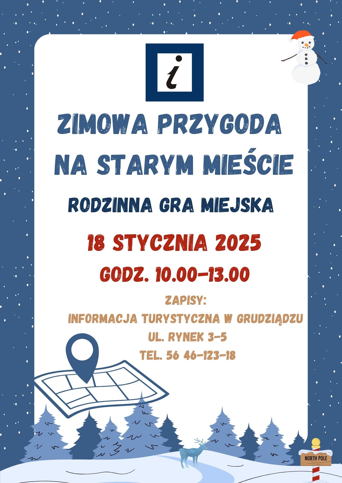 Zaproszenie na Rodzinną Grę Miejską w Grudziądzu – 18.01.2025