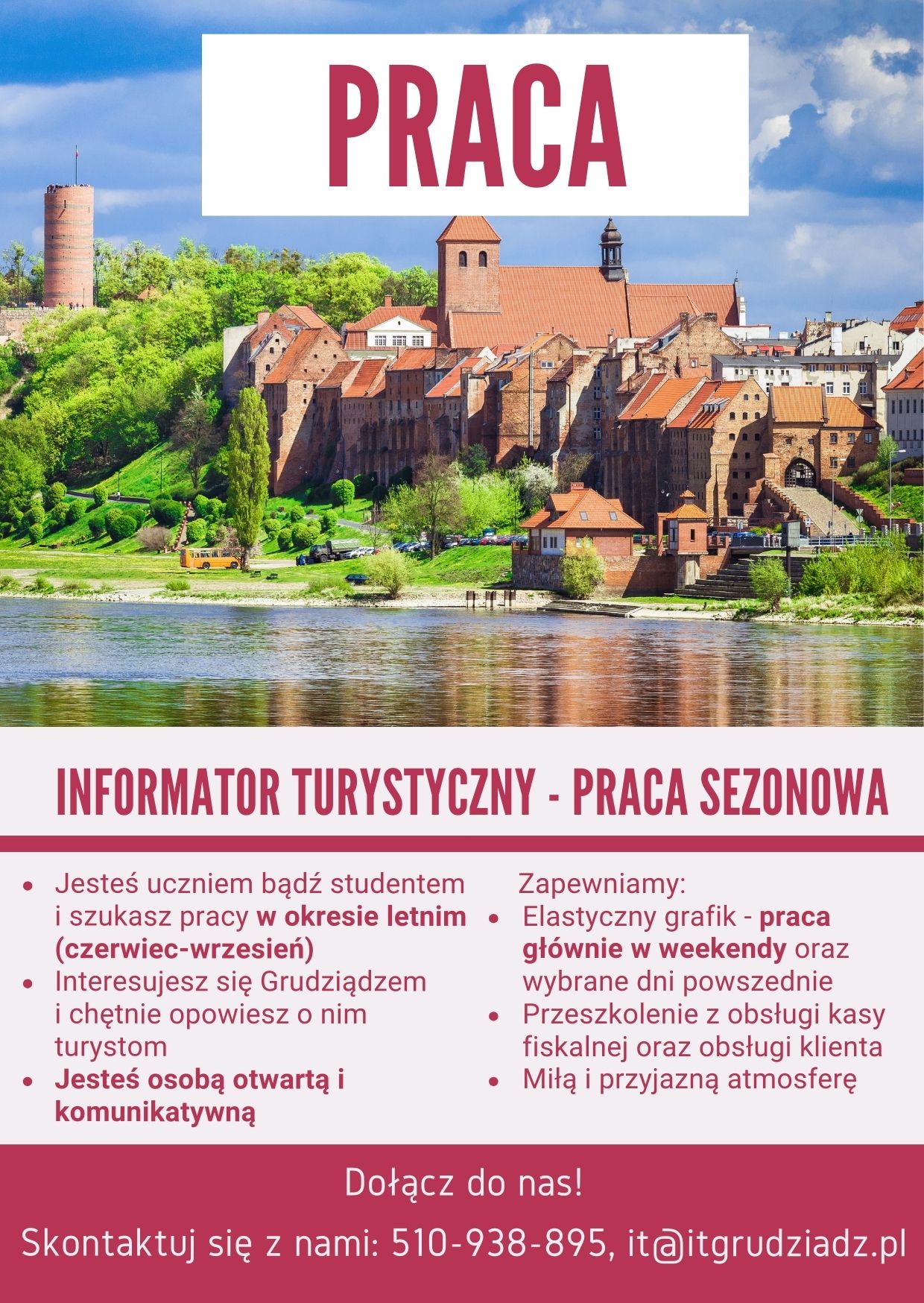 Praca sezonowa – Informator Turystyczny