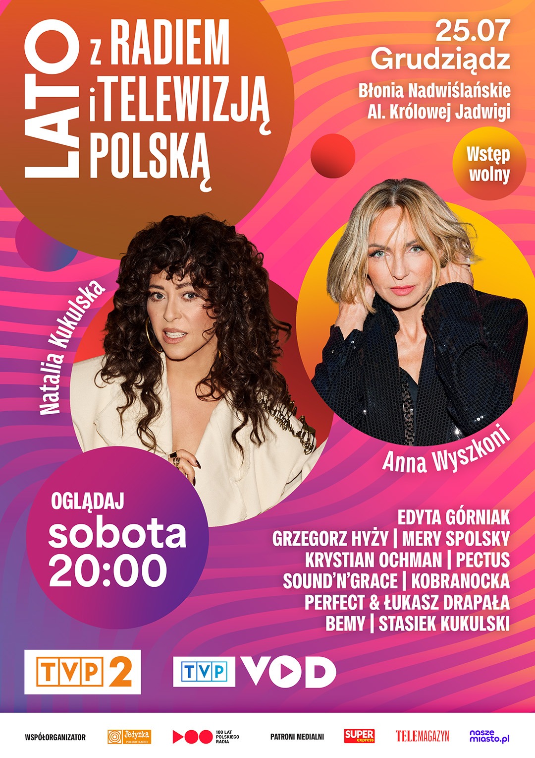 „Lata z Radiem i Telewizją Polską” w Grudziądzu – 25 lipca 2026