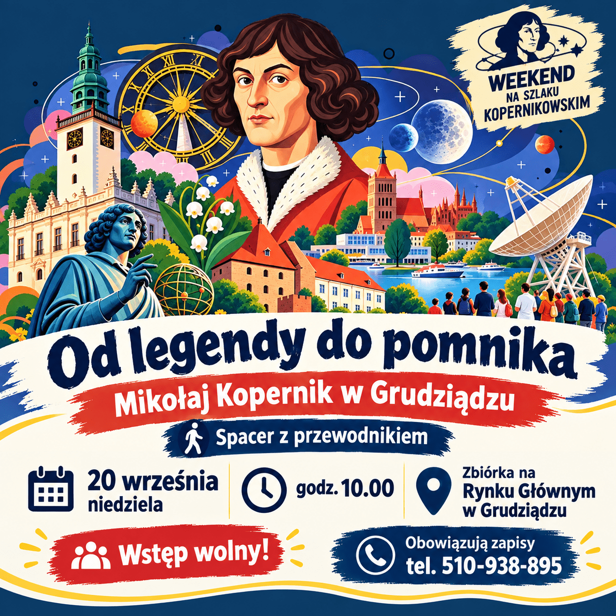 Grudziądz dołącza do „Weekendu na Szlaku Kopernikowskim 2026”